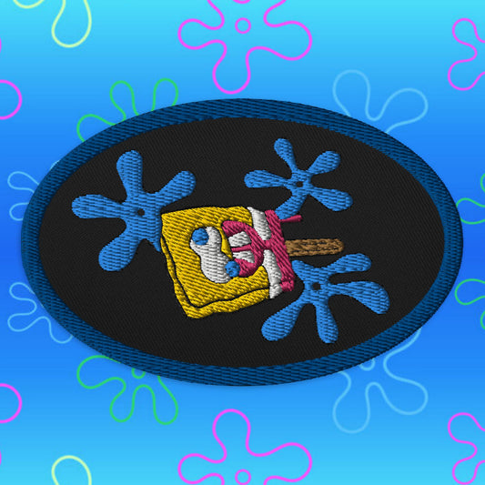 SpongePop Embroidered Patch